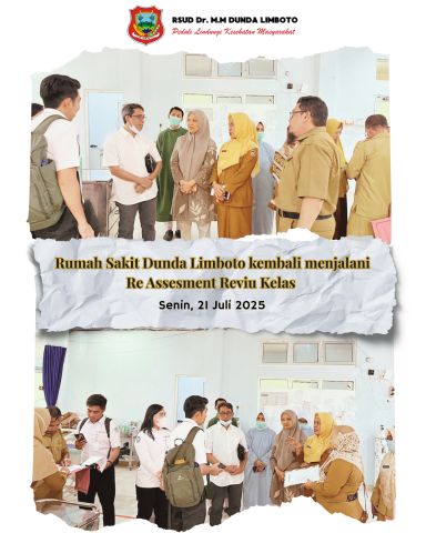 Rumah Sakit Dunda Limboto kembali menjalani Re Assesment Reviu Kelas 