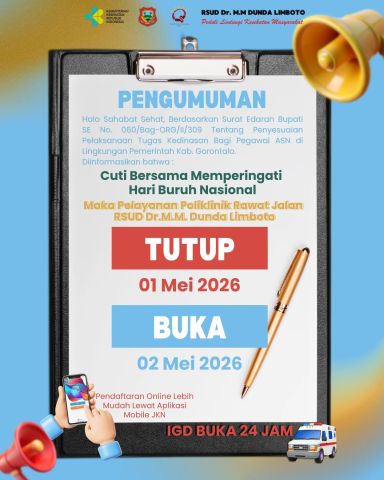 PENGUMUMAN PELAYANAN