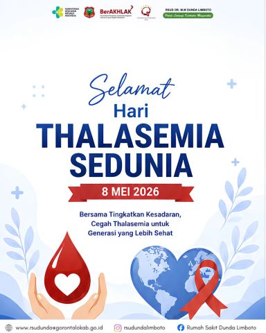 Selamat Memperingati Hari Thalasemia Sedunia 8 Mei 2026